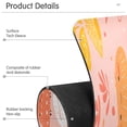 thumbnail image 4 of Playful Orange Birds Single Compact Faucet Drying Pad 14.7x5.4in Absorbent Mat for Small Sinks, Vanity Countertops, 4 of 10