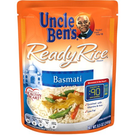 UNCLE BEN'S Ready Rice: Basmati, 8.5oz (Best Pakistani Basmati Rice Brand)