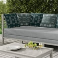 thumbnail image 5 of Elegant Twirls Indoor/Outdoor Pillow with Removable Cover in Green 26x26, 5 of 5