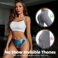 thumbnail image 4 of Thongs for Women - Halloween Haunted House No Show Seamless Womens Thongs Underwear, Soft Stretch G String Thongs for Women,Cuteness Ladies Thong Bikini Panties Briefs, 4 of 5