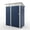 Nay Blue, variant on QinaQin 5x3 FT Heavy Duty Metal Outdoor Storage Outdoor Storage,Sloped Roof & Lockable Single Door - Compact Weatherproof Tool Organizer,Nay Blue