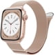 thumbnail image 3 of Marge Plus compatible con Apple Watch Band Series 9, Ultra 2, SE, Ultra 8 7 6 5 4 3 2 1 38 mm 40 mm 41 mm 42 mm 44 mm 45 mm 49 mm mujeres y hombres, reemplazo de cierre magnético de malla de acero ino, 3 of 4