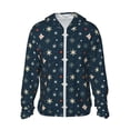 thumbnail image 1 of Balery Christmas Snowflakes1 Sudadera ligera de manga larga con capucha y protección solar UPF 50+ para hombre y mujer, ideal para pesca y running-XX-Large, 1 of 7