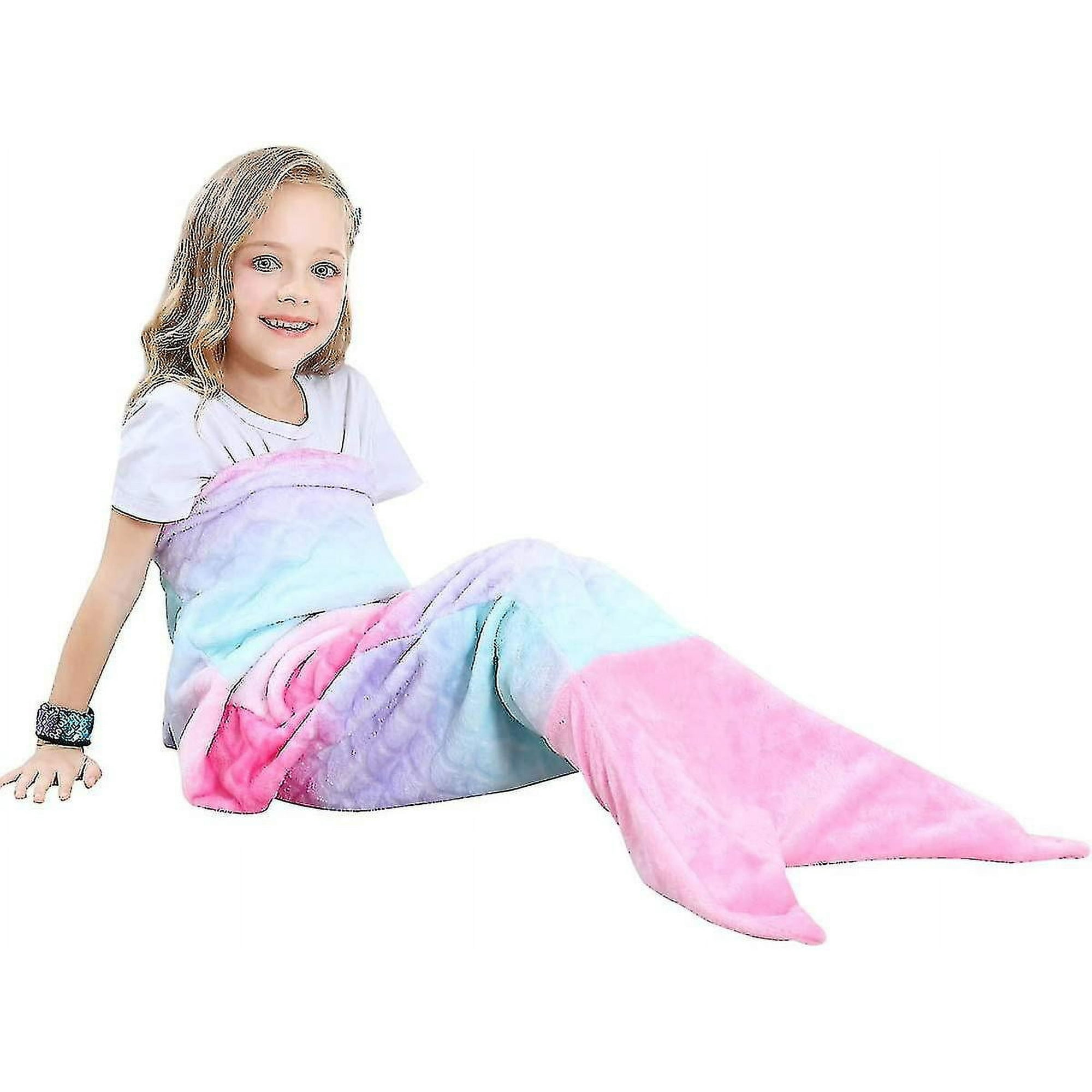 Plush mermaid tail blanket sale