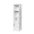 thumbnail image 4 of Rugerasy Brown Walnut Modular Bar Cabinet with Dining Hutch, 4 of 9
