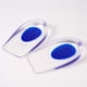thumbnail image 5 of Plantillas de talón con amortiguación en forma de U, amortiguación, alivio de molestias, gel suave, corrector, almohadillas para zapatos, para tendinitis, azul, L, 5 of 14