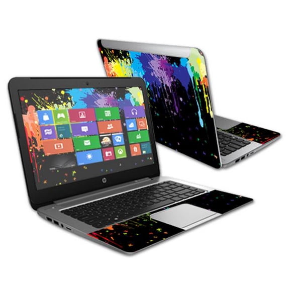 MightySkins HPSTRM14-Splatter Skin Compatible with HP Stream 14 in. 2015 Laptop Cover Wrap Sticker - Splatter