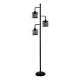 thumbnail image 1 of StyleCraft Signature 72.5 Inch 40 Watt Geo Floor Lamp Portable Light, Black, 1 of 5