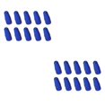 thumbnail image 3 of Wisewang 10 Pieces Bike Tire Caps Tyre Accessory Dustproof Cover Parts Valve Shell Solid Color Rim Stem Covers for Replacement Blue 2Set, 3 of 6
