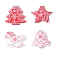thumbnail image 2 of Xihbxyly Juego de 12 Adornos de Madera para Árbol de Navidad, Adornos de Madera para Hacer Tú Mismo, para Decorar Árboles, Paredes y Ventanas, Ideal para Decorar El Hogar, Ideal para Las Fiestas, Reg, 2 of 6