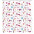 thumbnail image 3 of Ambesonne Ice Cream Shower Curtain, Sweets Ice Cream Candy, 69"Wx84"L, Multicolor, 3 of 3