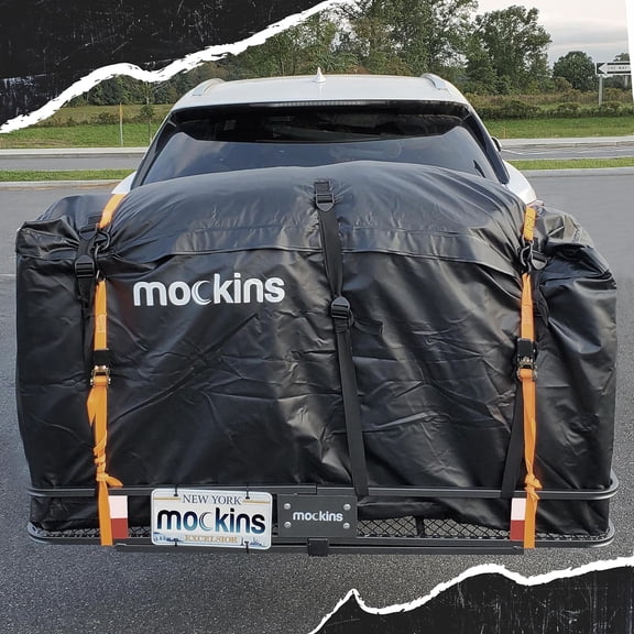 25 CuFt All-Weather Trailer Hitch Cargo Carrier Bag | Waterproof Storage for Truck Bed & Hitch |  Soft-Shell with Straps & Lock