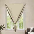 thumbnail image 4 of Weloille Rideau Occultant Autocollant, Store Pare-Soleil Bloquant la Lumière pour Cloison, Couvre-Fenêtre Imperméable Résistant aux UV Réduisant la Chaleur pour Fenêtres de Balcon, Salle de Bain, Cuisine, 4 of 8