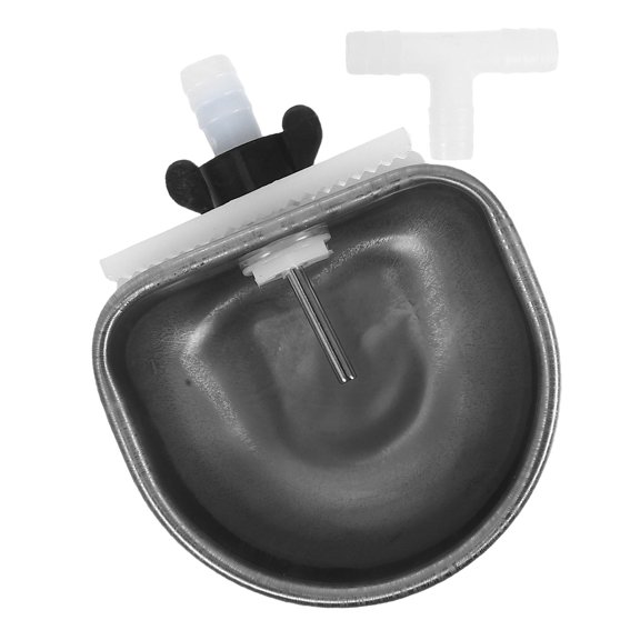 WHAMVOX Stainless Steel Rabbit Drinking Water Bowl Automatic Water Dispenser For Rabbits Ideal For Small Pets For Rabbit Cages Kennels House