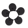 thumbnail image 2 of 5 PCS Rubber Clarinet Thumb Rest Cushion Protector Music Instrument Accessory (Black), 2 of 6