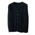 thumbnail image 1 of LIaqionyy Mens Lightweight Cardigan Sweaters V Neck Button down Long Sleeve Slim Knit Sweater Fall Outwear, 1 of 4