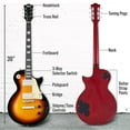 LyxPro 39” SB Series Les PaulStyle Electric Guitar for Beginners