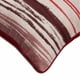 thumbnail image 2 of Funda de almohada decorativa roja de 35 x 35 cm (14 x 14 pulgadas) para sofá, funda de almohada abstracta de seda jacquard con cremallera, diseño de rayas de estilo contemporáneo - Cherry Martini, 2 of 6