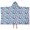 Lightblue Butterfly Pattern, variant on White Butterfly Orange Pattern Hooded Bath Towel，50"x30" for Ages 3 To 12 Kids, Quick Dry Lightweight Soft Microfiber Hood Beach Towel Cover Up for Kids