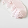 thumbnail image 6 of Tao Tao Ruffle Pageant Frilly Socks for Toddler Girls Baby White Lace Ankle Dress Socks Summer Mesh Sock Pink 1 Years, 6 of 6