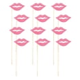 thumbnail image 1 of KAKOWELY 40 juegos de accesorios únicos para labios, accesorios creativos para fotos, labios de papel, accesorios decorativos para fiestas, 1 of 4