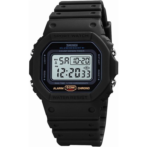 Digital Watch for Women, Mens Digital Watch Men Waterproof Watches for Men Womens Watch