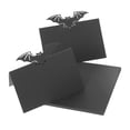 thumbnail image 2 of 50pcs Bat Places Cards Black Blank Place Cards Table Seating Place Cards for Halloween, 2 of 8