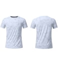 thumbnail image 7 of Leey-World Mens Tee Shirts Men's Cotton T-Shirts Oversized Shirt Short Sleeves Streetwear Loose Fit Summer Tee Tops Washed Basic Unisex Shirts(White,XL), 7 of 7