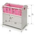 thumbnail image 6 of Storage Doll Crib with Bedding and Free Personalization Kit - White, 6 of 11