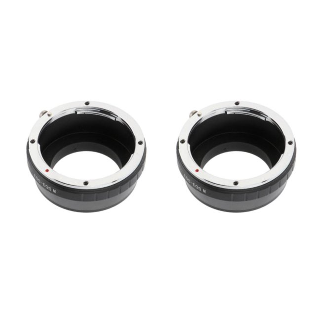 sweethay Anillo adaptador para lente EF EF-S a cuerpo de cámara M EF-M M2 M3 M10 2piezas Tipo 1