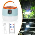 thumbnail image 1 of Solar USB Rechargeable LED Camping Lamp  Waterproof  Emergency LED Light Tent Lantern with Long Hours for Power Failure Outages BBQ, 1 of 8