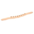 thumbnail image 1 of Outil de massage Gua Sha pour hommes et femmes, portable, 8 perles, relaxation musculaire, bâton de grattage en bois pour le cou et le dos, 1 of 4