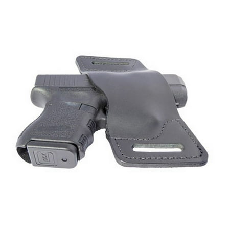 Hand 1911 Leather - Versa Carry Quick Slide S1 Leather Belt Slide Holster, Fits 1911 Style Pistols, Right Hand, Black Leather AOWBBK2