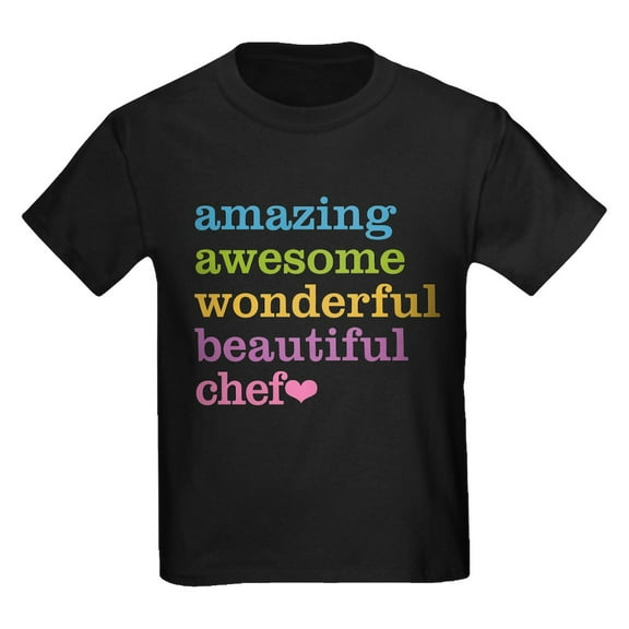 CafePress - Amazing Chef T Shirt - Dark T-Shirt Kids XS-XL