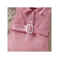 thumbnail image 5 of Bagilaanoe Newborn Baby Girls Summer Casual Romper Sleeveless Lapel Button Down Playsuit 3M 6M 12M 18M 24M Casual Bodysuit, 5 of 8