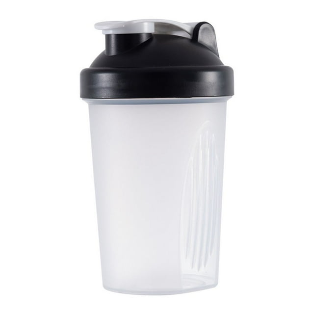 400ml Shaker Bottle Sports Whey Protein Mixing Bottle With Stirring Ball Bot Cup