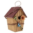 thumbnail image 4 of Comedero para Pájaros Decorativo de 3 Piezas para Casa de Pájaros con Decoración de Jardín de Cuerda Colgante DYNWAVEMX Casas decorativas para pájaros al aire libre, 4 of 8