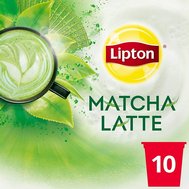 Lipton 1-Step Tea K-Cups Matcha Latte with 100% Rainforest Alliance
