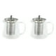 thumbnail image 1 of 2X 5 Buen Borosilicato Tetera de Vidrio con Acero Inoxidable 304 Colador de Infusor Herramienta para Calentar Café, Tetera Juego de Caldera 380ML, 1 of 5