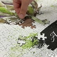 thumbnail image 5 of Ambesonne Artichoke Jigsaw Puzzle Durable Cardboard, Watercolor Splashy Veggie, 1000 pcs, Fern Green and Black, 5 of 6