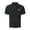 Dark Gray, variant on Mens Ice Silk Polo, Cooling Synthetic Fabric Solid Color Lapel Collar Button Up Quarter Sleeve Breathable Lightweight Summer Quick Dry Moisture Wicking, Light Blue, M