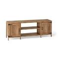 thumbnail image 2 of Mainstays Farmhouse TV Stand for TVs up to 70", Rustic Weathered Oak, 2 of 7