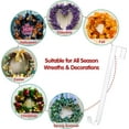 thumbnail image 4 of chalian 12" Wreath Hangers for Front Door,Non Scratch Wreath Door Hanger,Over The Door Hooks Hanger Easter Fall Halloween Christmas Decorations Indoor Outdoor,Welcome Sign for Front Door Decor,1 Pack, 4 of 16