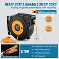 thumbnail image 3 of VEVOR 50ft Retractable Extension Cord Reel 14AWG/3CSJTOW Power Cord Reel, 3 of 11