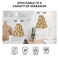 thumbnail image 4 of Yiaed Cherries and Ladybirds Print Coral Velvet Wipes Absorbent Wipes Cleaning Cloths Household Table and Dish Wiping Cloths, 4 of 7
