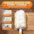 thumbnail image 6 of JOYMOOP Disposable Electrostatic Duster for Cleaning, with 2 Handles & 24 Ct Yellow Heavy Duty Refills for Swiffer Feather Duster, Household Cleaning Tool for Electronics, Dusting Furniture, Blinds, 6 of 6