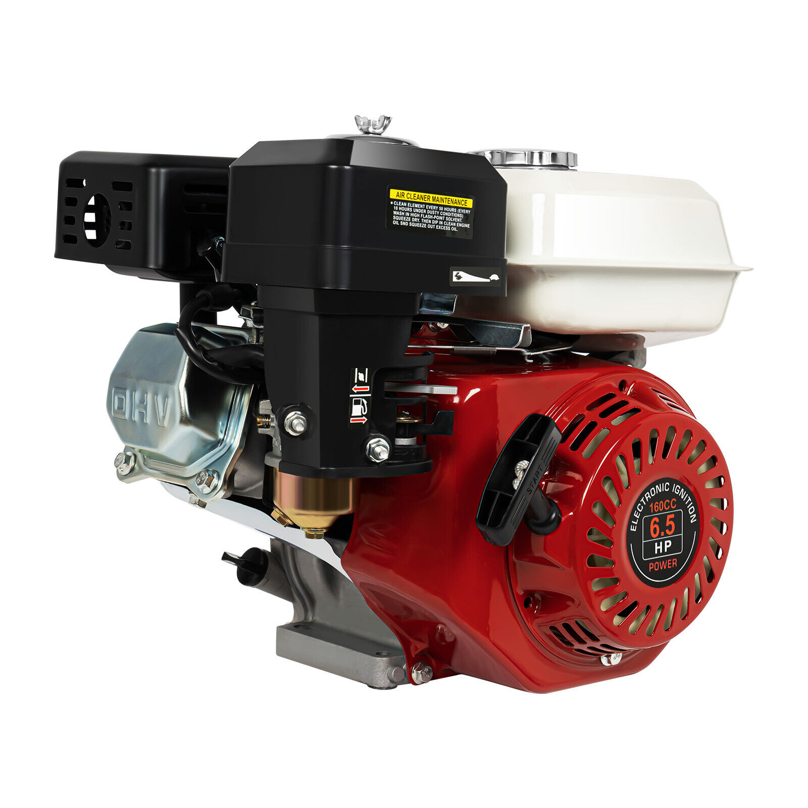 Gas Engine for Honda GX160 4-Stroke OHV Air Cooled Single Cylinder 6.5HP 200cc