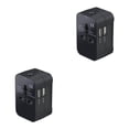 thumbnail image 3 of Tholdsy Adaptador de de enchufe de viaje Universal, 1 unidad, 2 puertos USB, convertidor de toma de corriente europea, enchufe europeo, Type1 NO1, 3 of 6