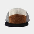 thumbnail image 3 of SGFCWSX Baseball Caps for Men,Embroidered Colorblock Fleece Utility Hat Coffee Free Size, 3 of 3
