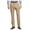 Beige - britishkhaki, variant on Haggar Mens Microfiber Casual Trouser Pants, Brown, 32W x 32L